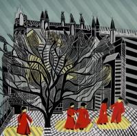 Mulberry Tree and Choristers by Cathy King